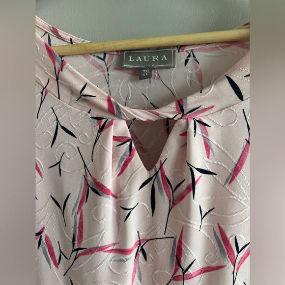 Laura Keyhole Boatneck Sleeveless Blouse XL - Picture 7 of 7